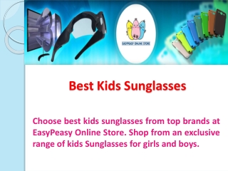 Best Kids Sunglasses
