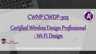 CWNP CWDP-303 Exam Question Answers - CWDP-303 Study Guide - Realexamdumps.com