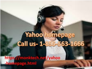 Yahoo Homepage is an effective product of yahoo