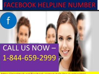 Facebook business issues healed at Facebook helpline number 1-844-659-2999