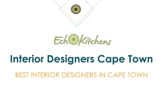 Best Interior Designers in Cape Town | Echo Kitchens