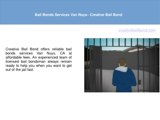 Bail Bonds Van Nuys