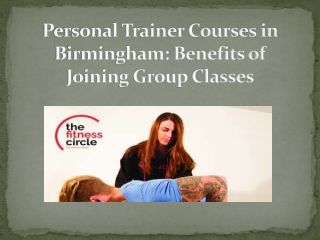 Personal Trainer Courses in Birmingham