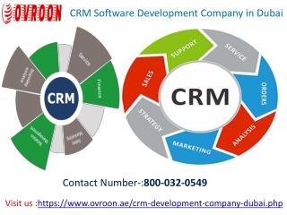 CRM Software Development Company in Dubai 800-032-0549