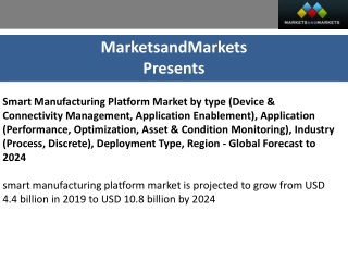 Attractive Opportunities in Smart Manufacturing Platform Market