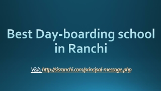 Best Day-boarding school in Ranchi