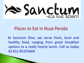 Places to Eat in Nusa Penida