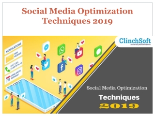 Social Media Optimization Techniques 2019