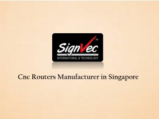 Cnc Routers Manufacturer