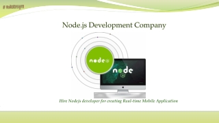 Top NodeJs development company