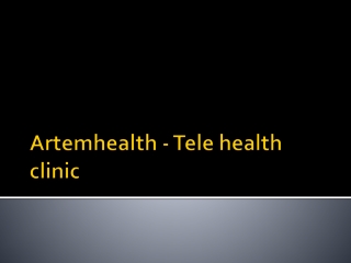 Artemhealth - Tele health clinic