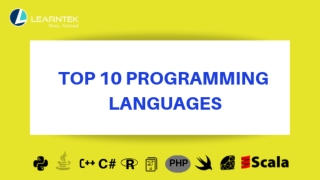 Top 10 Programming Languages