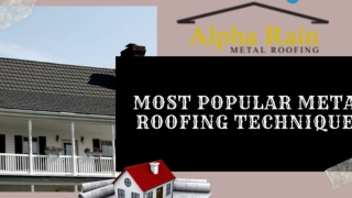Copper Roof Installation By Alpha Rain Metal Roofing
