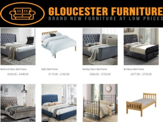Buy Barkley Fabric Bed Frame