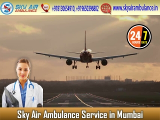 Use Air Ambulance in Mumbai with Top Medical Features