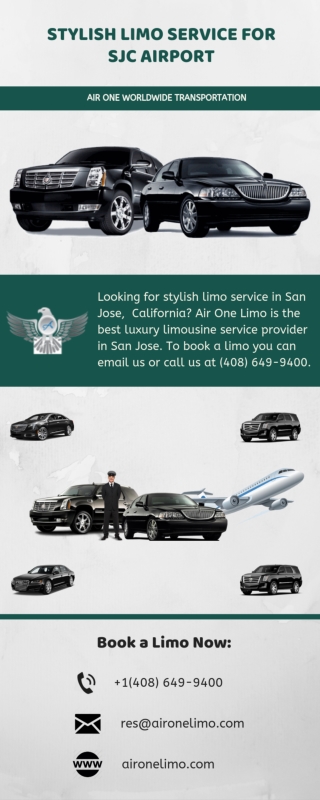 Stylish Limo Service for SJC Airport