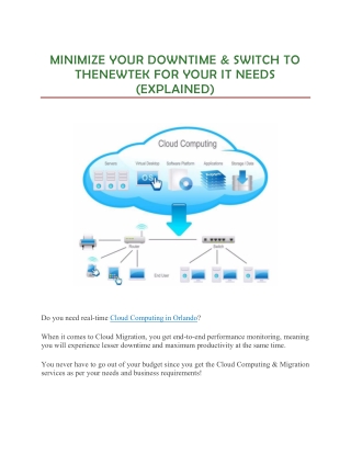 Minimize Your Downtime & Switch to TheNewTek for Your IT Needs (Explained)
