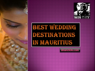 Best Wedding Destinations in Mauritius