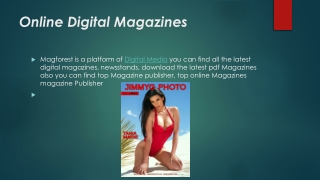 Download Top Online Magazines | Magforest - Online Magazine Newsstand