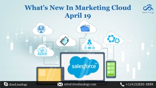 Marketing cloud ppt