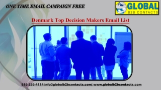 Denmark Top Decision Makers Email List