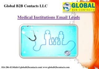 Medical Institutions Email Leads