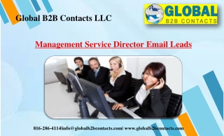 Management Service Director Email Leads