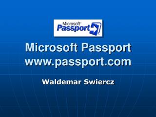 Microsoft Passport passport