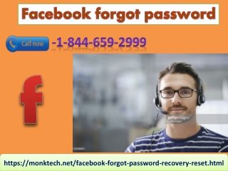 Change password, call Facebook forgot password service 1-844-659-2999