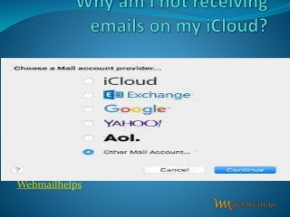 Why am I not receiving emails on my iCloud?