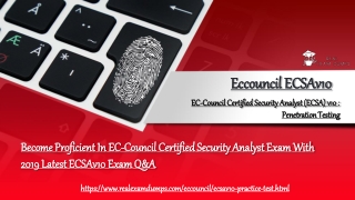 Download EC-Council ECSAv10 Dumps - ECSAv10 Exam Study Guide Realexamdumps.com