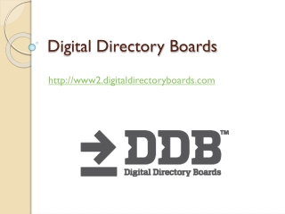 directory board signage