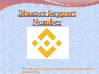 Binance Support Number