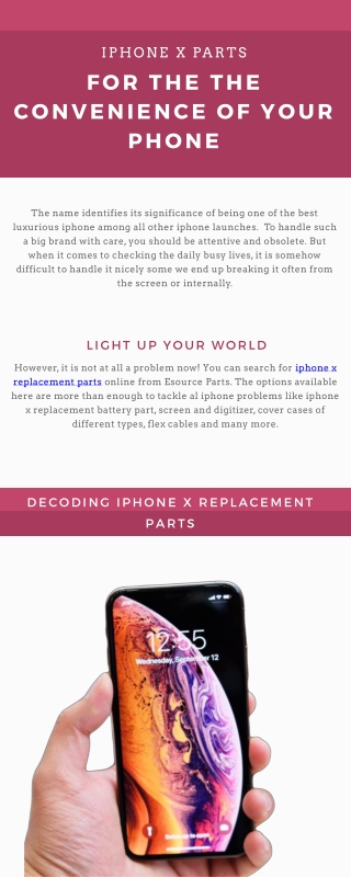 iphone x parts for the the convenience of your phone
