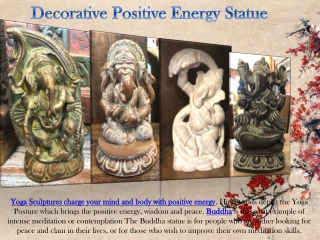 Decorative Positive Energy Statue