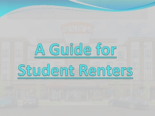A Guide for Student Renters