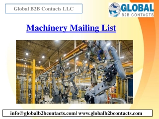 Machinery Mailing List