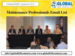 Maintenance Professionals Email List