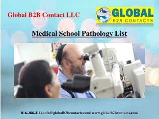 Medical School Pathology List