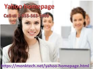Yahoo Homepage 1- 855-563-1666 is easily customizable