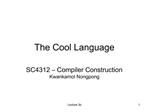The Cool Language