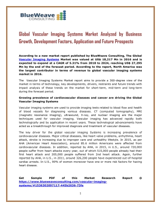 Global Vascular Imaging Systems Market Outlook 2018-2025