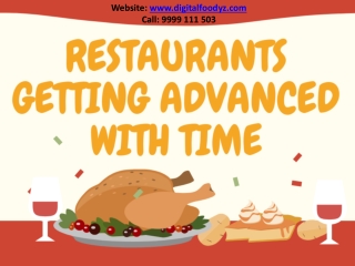 Digital Marketing for Restaurants - Getting Advanced With Time