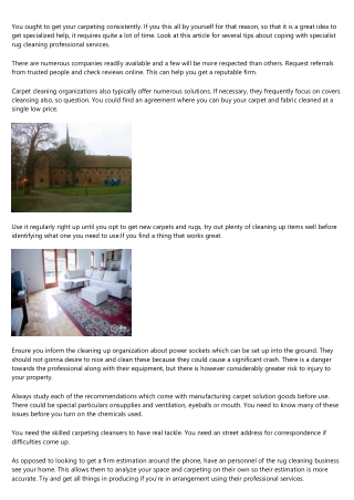 Want To Hire A Carpeting Cleaner Properly? Check This Out Report