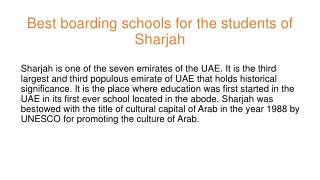 Boarding schools in Sharjah – MIT Vishwashanti Gurukul