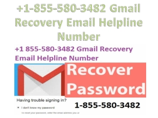 Gmail Recovery Email Helpline Number