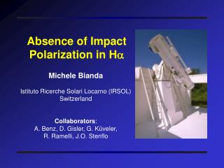 Absence of Impact Polarization in H 