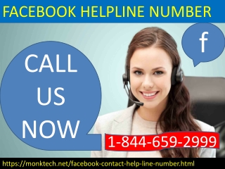 Get immediate help at Facebook helpline number 1-844-659-2999