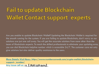 Blockchain support number 1{(856) 558-9404} phone number