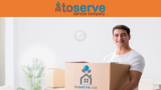 Moving Service Company-https://www.toserve.ca/
